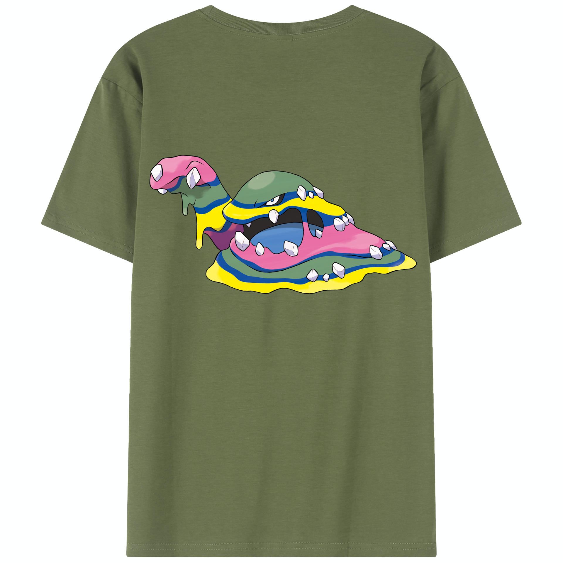 （画像用） ポケットモンスター Pokémon 綿100％半袖Tシャツ（背面プリント）